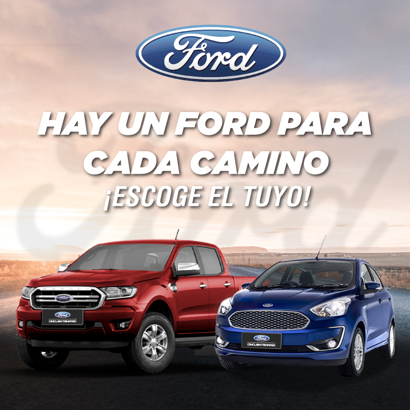 Hay un Ford para cada camino. Escoge el tuyo.